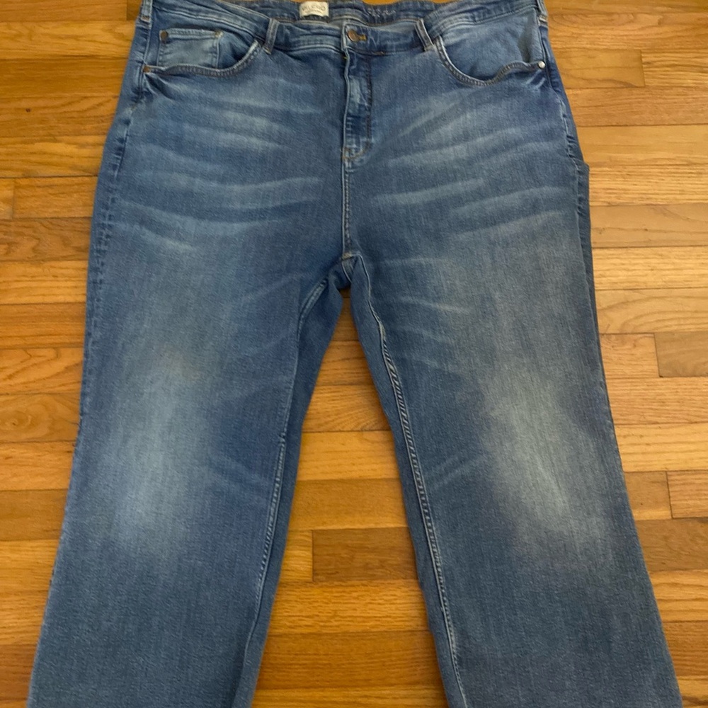 Pilcro Blue Straight Leg Jeans Classic Denim